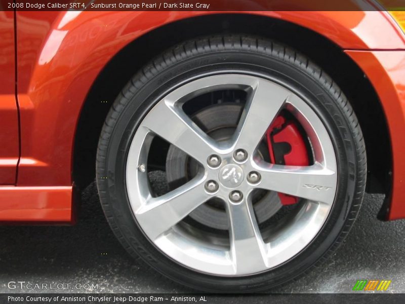 Sunburst Orange Pearl / Dark Slate Gray 2008 Dodge Caliber SRT4