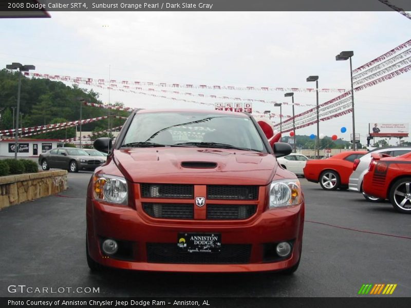 Sunburst Orange Pearl / Dark Slate Gray 2008 Dodge Caliber SRT4