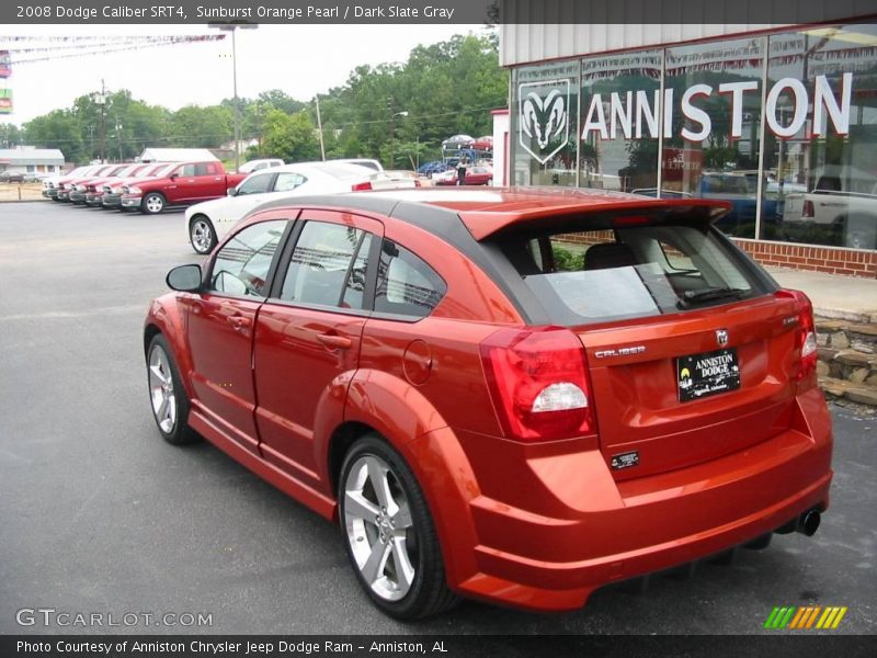 Sunburst Orange Pearl / Dark Slate Gray 2008 Dodge Caliber SRT4