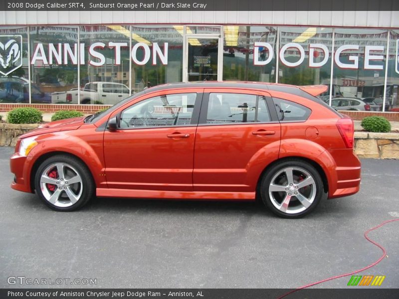 Sunburst Orange Pearl / Dark Slate Gray 2008 Dodge Caliber SRT4