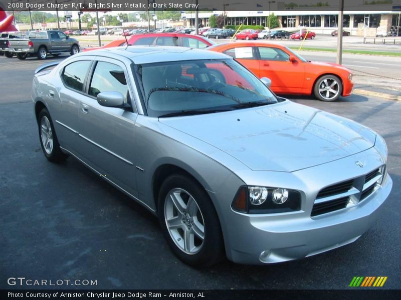 Bright Silver Metallic / Dark Slate Gray 2008 Dodge Charger R/T