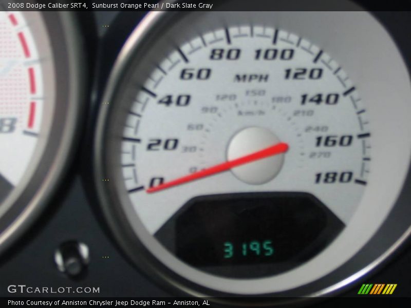 Sunburst Orange Pearl / Dark Slate Gray 2008 Dodge Caliber SRT4