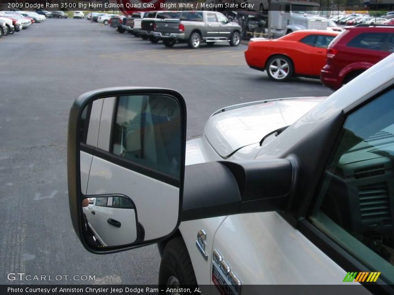 Bright White / Medium Slate Gray 2009 Dodge Ram 3500 Big Horn Edition Quad Cab