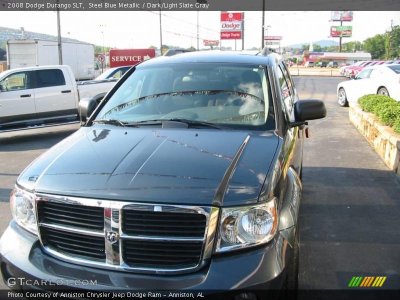 Steel Blue Metallic / Dark/Light Slate Gray 2008 Dodge Durango SLT