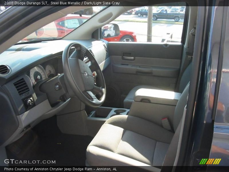 Steel Blue Metallic / Dark/Light Slate Gray 2008 Dodge Durango SLT