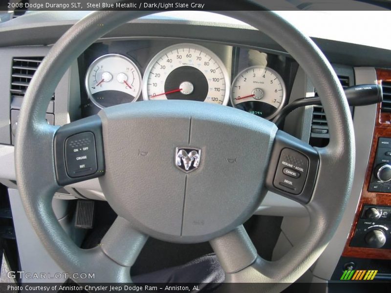 Steel Blue Metallic / Dark/Light Slate Gray 2008 Dodge Durango SLT