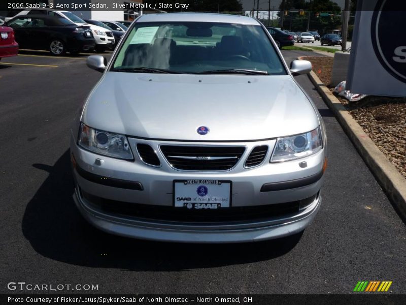 Silver Metallic / Slate Gray 2006 Saab 9-3 Aero Sport Sedan