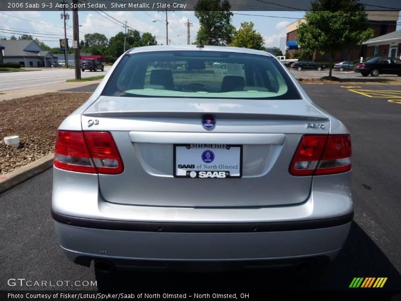 Silver Metallic / Slate Gray 2006 Saab 9-3 Aero Sport Sedan