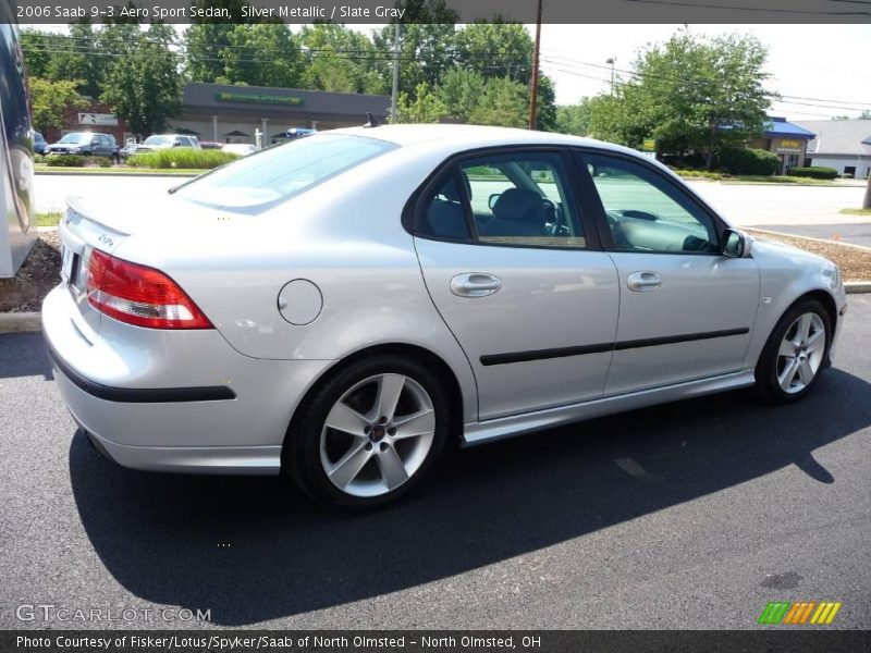 Silver Metallic / Slate Gray 2006 Saab 9-3 Aero Sport Sedan