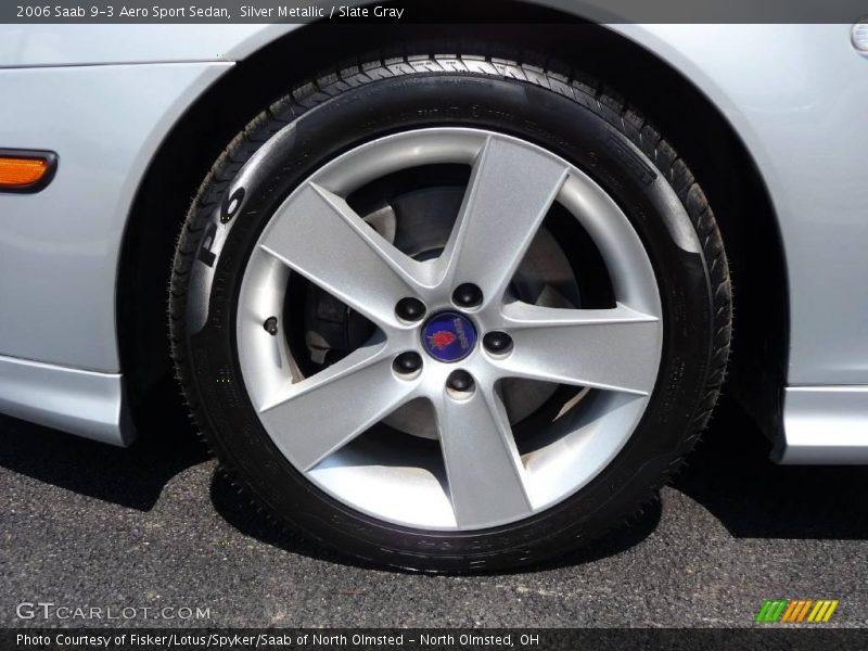 Silver Metallic / Slate Gray 2006 Saab 9-3 Aero Sport Sedan