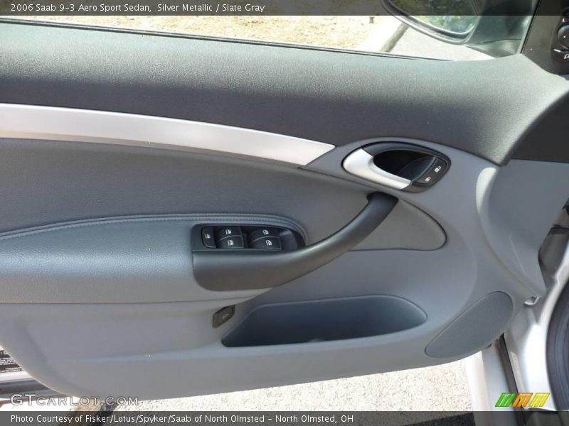 Silver Metallic / Slate Gray 2006 Saab 9-3 Aero Sport Sedan