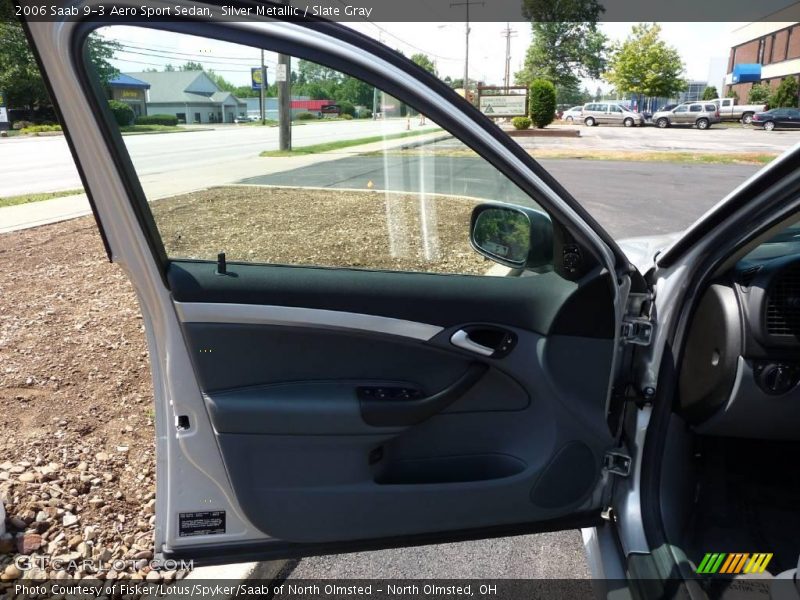 Silver Metallic / Slate Gray 2006 Saab 9-3 Aero Sport Sedan