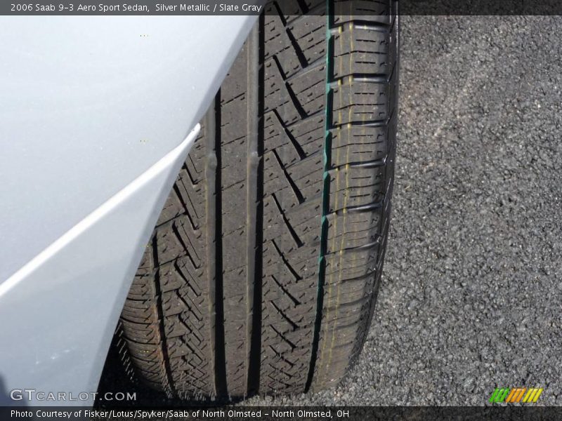 Silver Metallic / Slate Gray 2006 Saab 9-3 Aero Sport Sedan
