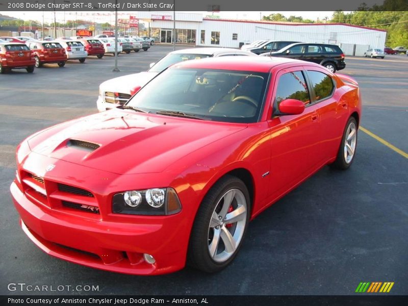 TorRed / Dark Slate Gray 2008 Dodge Charger SRT-8