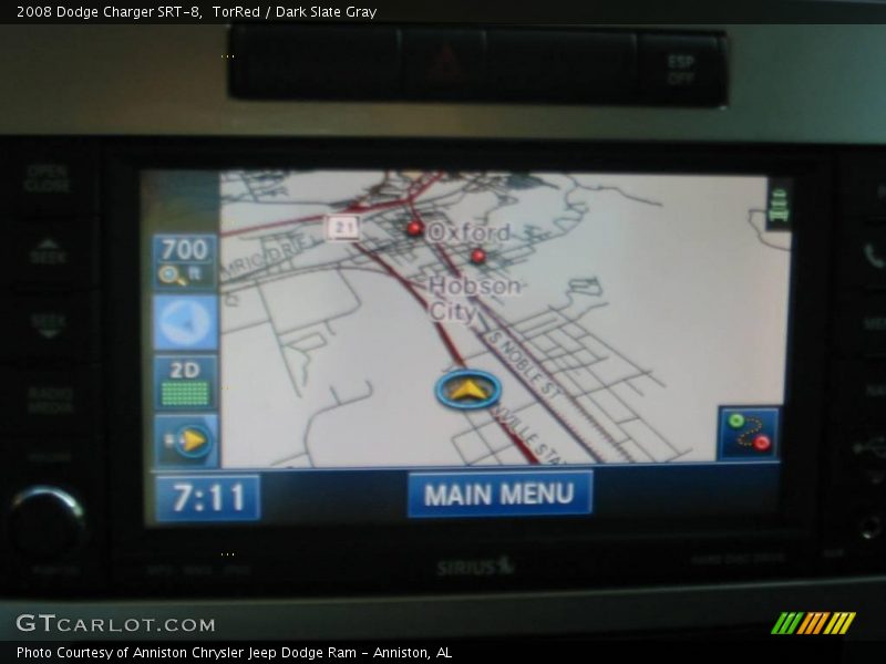 TorRed / Dark Slate Gray 2008 Dodge Charger SRT-8