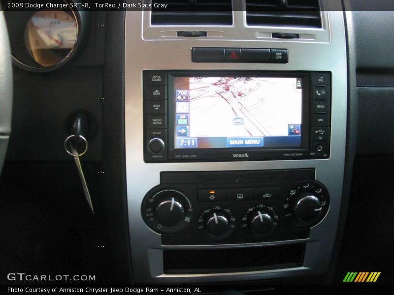 TorRed / Dark Slate Gray 2008 Dodge Charger SRT-8