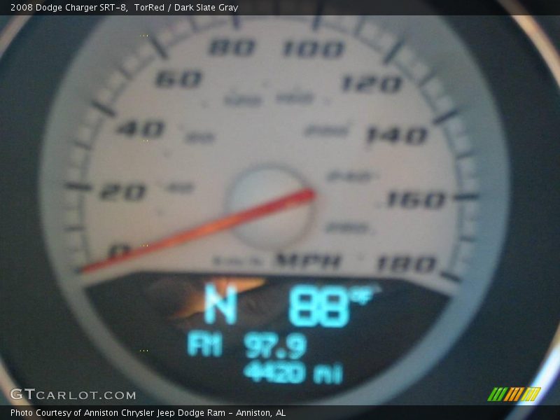 TorRed / Dark Slate Gray 2008 Dodge Charger SRT-8