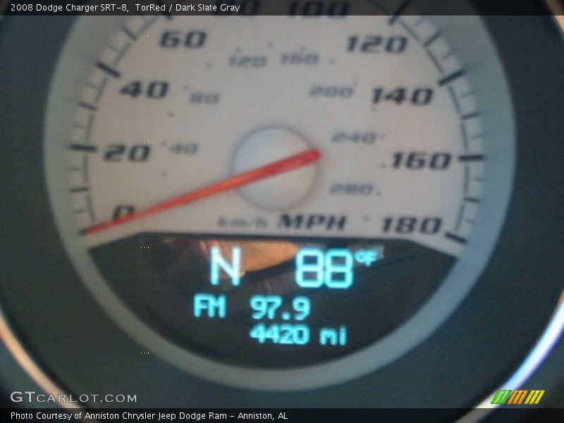TorRed / Dark Slate Gray 2008 Dodge Charger SRT-8