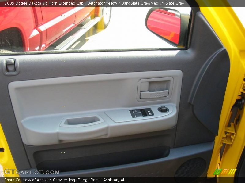Detonator Yellow / Dark Slate Gray/Medium Slate Gray 2009 Dodge Dakota Big Horn Extended Cab