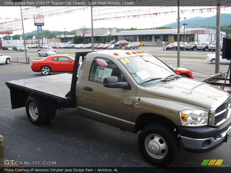 Light Khaki Metallic / Khaki 2008 Dodge Ram 3500 ST Regular Cab Chassis