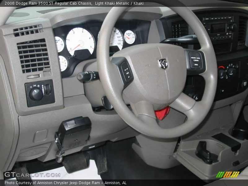 Light Khaki Metallic / Khaki 2008 Dodge Ram 3500 ST Regular Cab Chassis