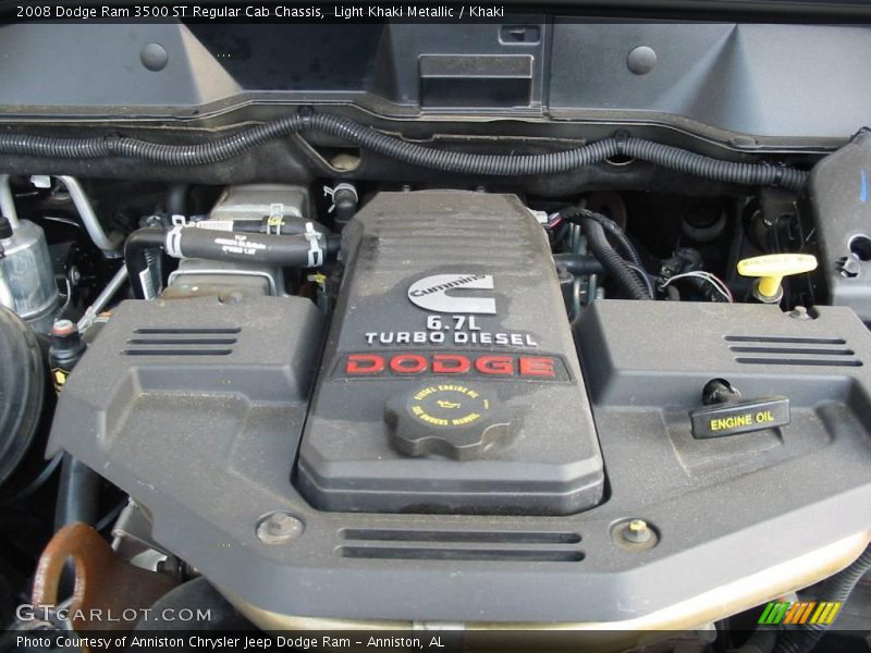 Light Khaki Metallic / Khaki 2008 Dodge Ram 3500 ST Regular Cab Chassis