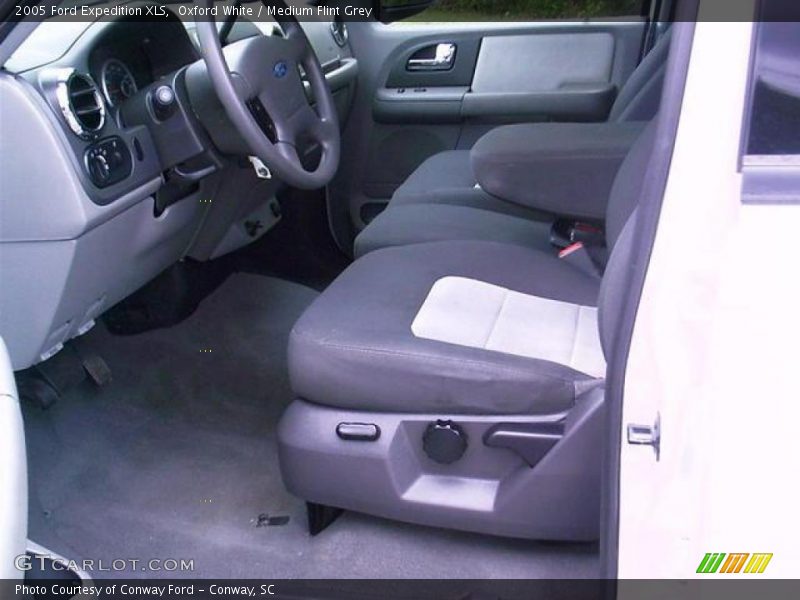 Oxford White / Medium Flint Grey 2005 Ford Expedition XLS