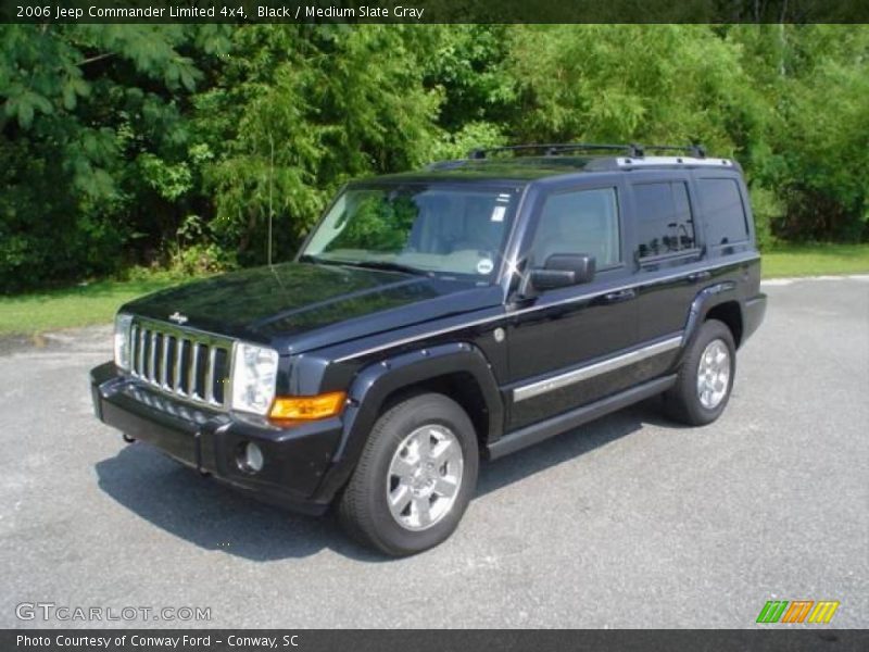 Black / Medium Slate Gray 2006 Jeep Commander Limited 4x4
