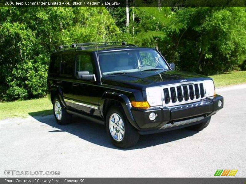 Black / Medium Slate Gray 2006 Jeep Commander Limited 4x4