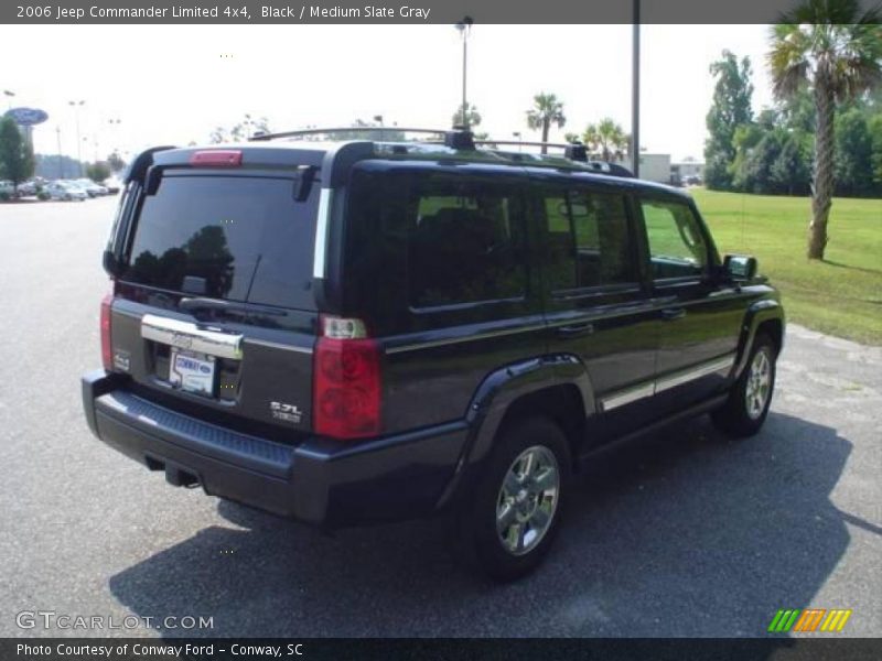 Black / Medium Slate Gray 2006 Jeep Commander Limited 4x4