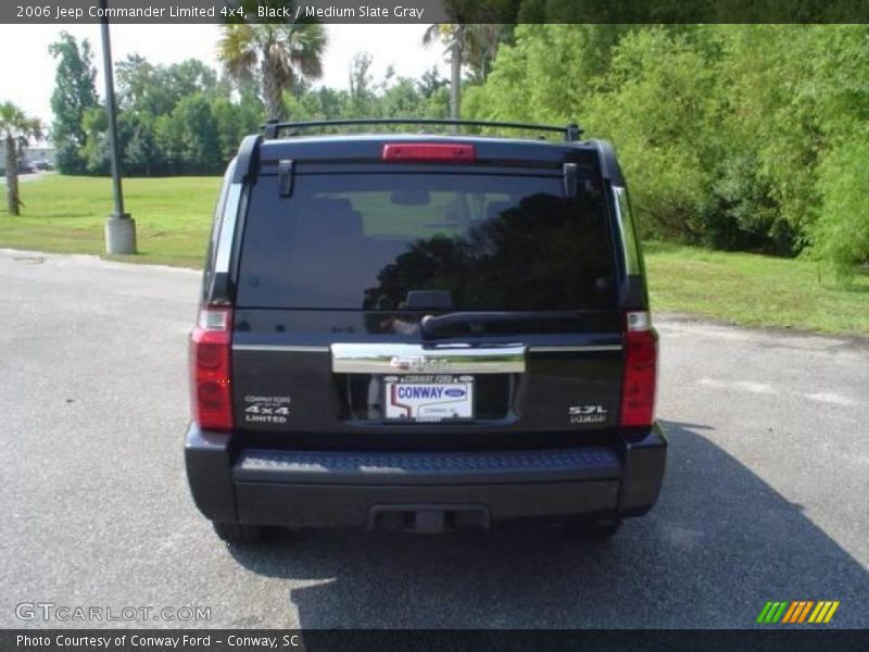 Black / Medium Slate Gray 2006 Jeep Commander Limited 4x4