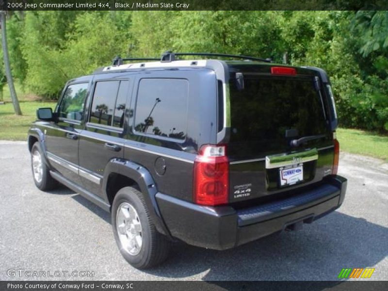 Black / Medium Slate Gray 2006 Jeep Commander Limited 4x4