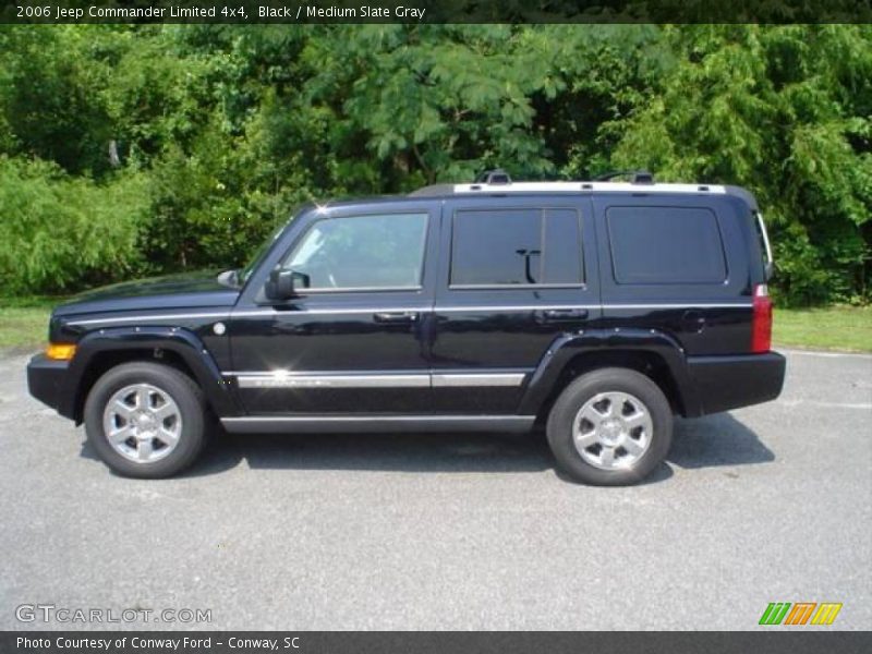 Black / Medium Slate Gray 2006 Jeep Commander Limited 4x4