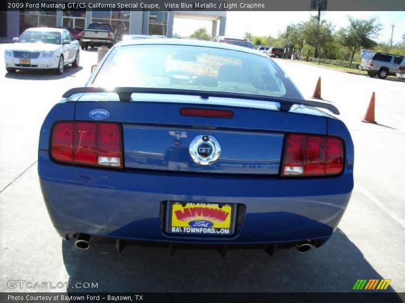 Vista Blue Metallic / Light Graphite 2009 Ford Mustang GT/CS California Special Coupe