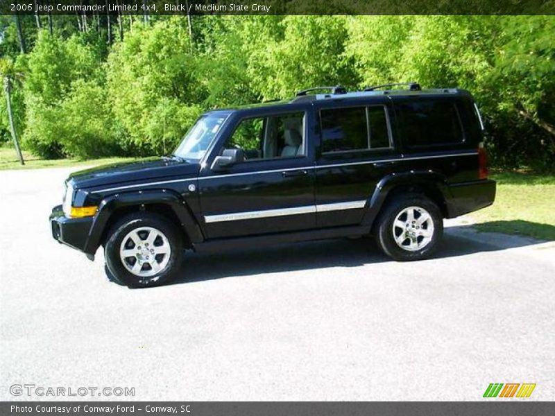 Black / Medium Slate Gray 2006 Jeep Commander Limited 4x4