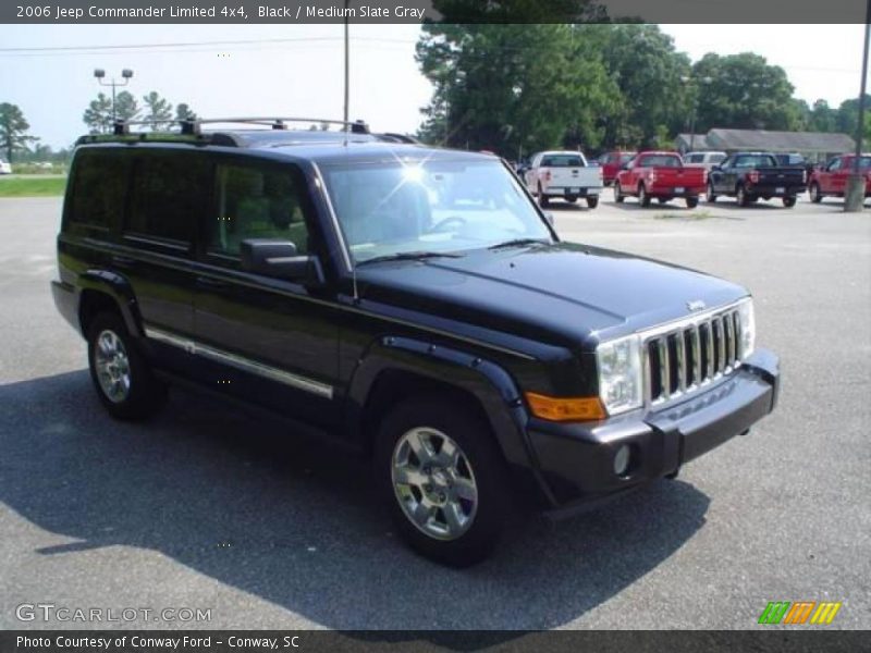 Black / Medium Slate Gray 2006 Jeep Commander Limited 4x4