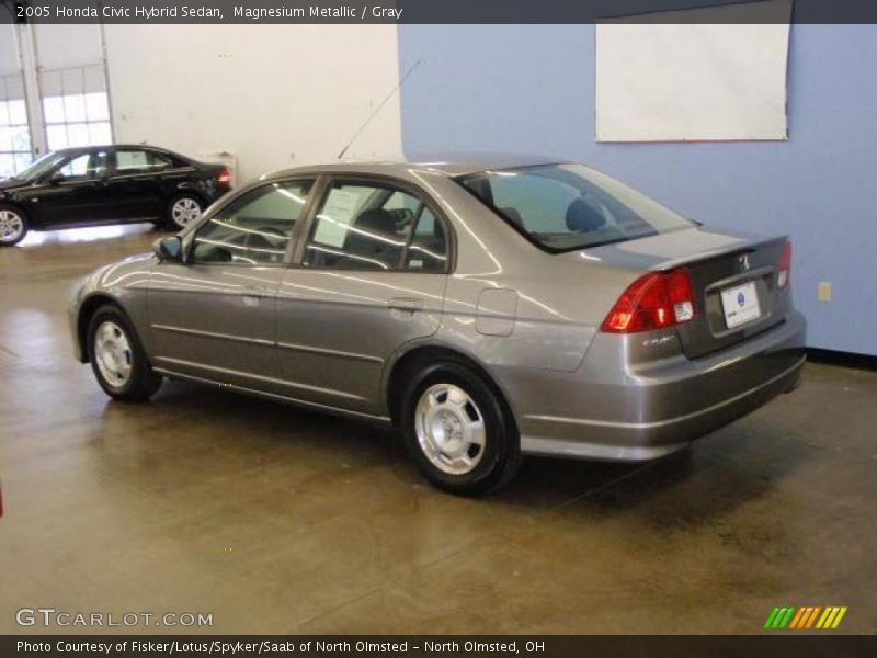 Magnesium Metallic / Gray 2005 Honda Civic Hybrid Sedan