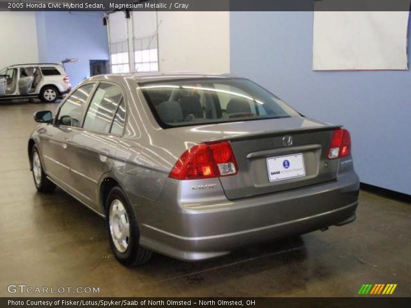 Magnesium Metallic / Gray 2005 Honda Civic Hybrid Sedan