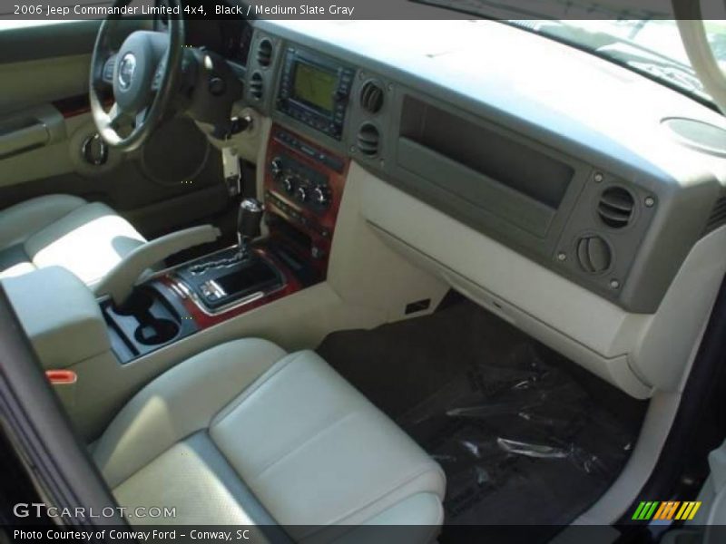 Black / Medium Slate Gray 2006 Jeep Commander Limited 4x4