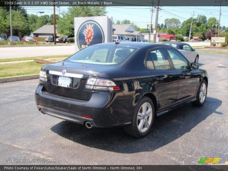 Jet Black Metallic / Black 2009 Saab 9-3 2.0T XWD Sport Sedan