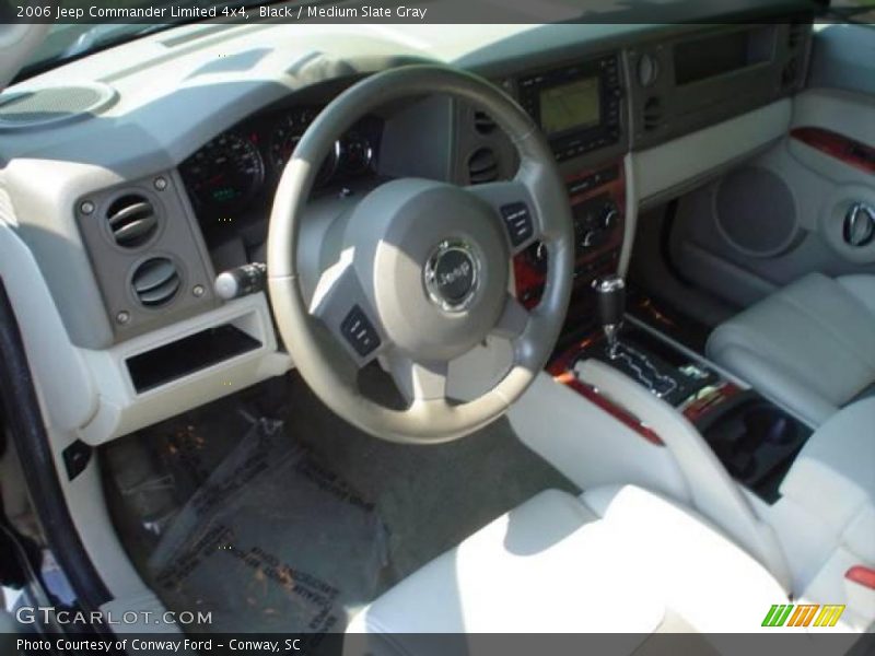Black / Medium Slate Gray 2006 Jeep Commander Limited 4x4