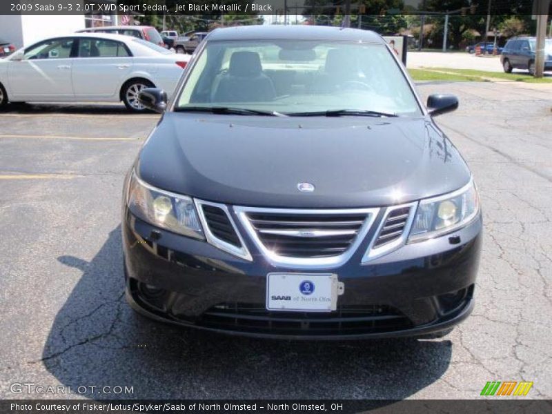 Jet Black Metallic / Black 2009 Saab 9-3 2.0T XWD Sport Sedan