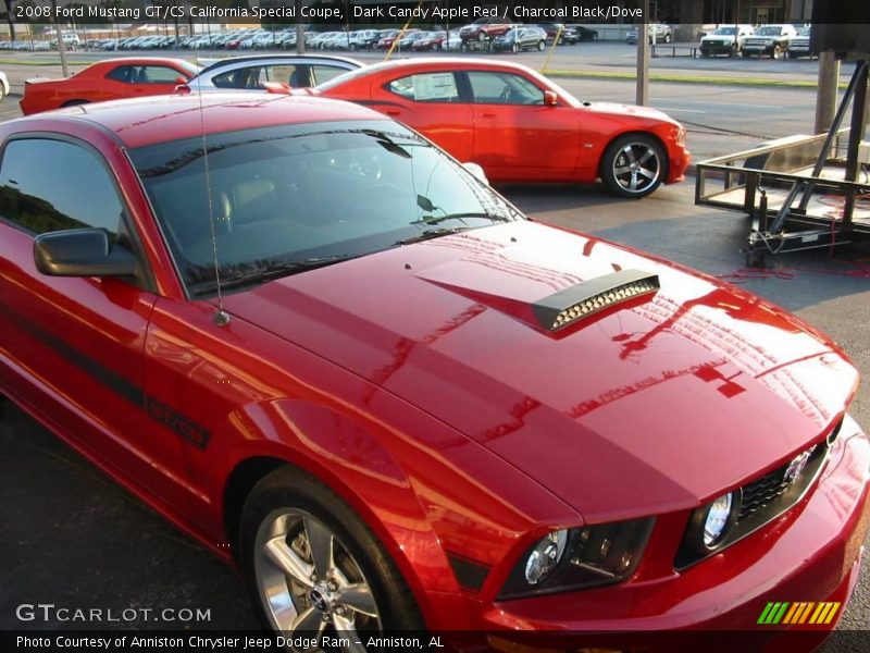 Dark Candy Apple Red / Charcoal Black/Dove 2008 Ford Mustang GT/CS California Special Coupe