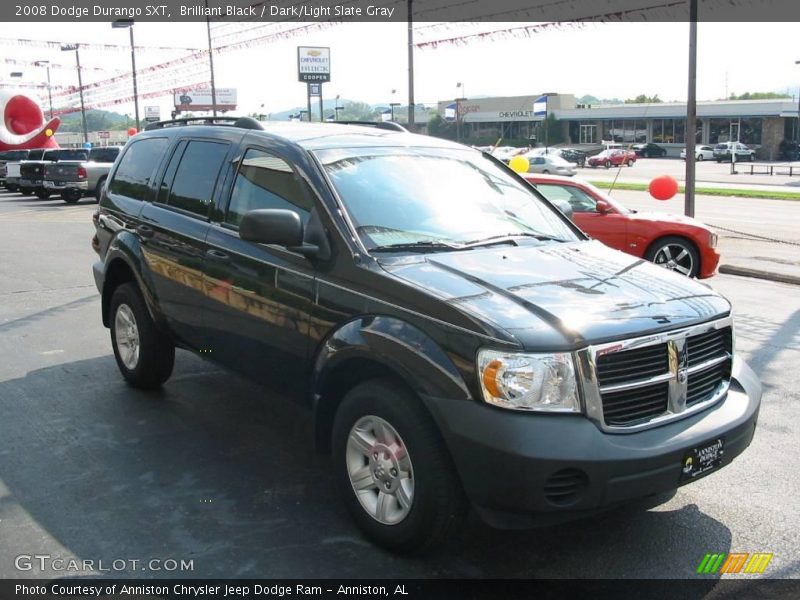 Brilliant Black / Dark/Light Slate Gray 2008 Dodge Durango SXT
