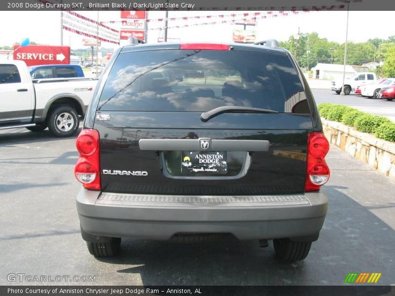 Brilliant Black / Dark/Light Slate Gray 2008 Dodge Durango SXT