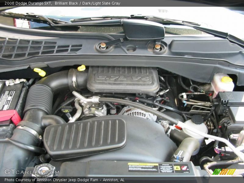 Brilliant Black / Dark/Light Slate Gray 2008 Dodge Durango SXT