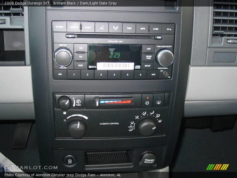 Brilliant Black / Dark/Light Slate Gray 2008 Dodge Durango SXT