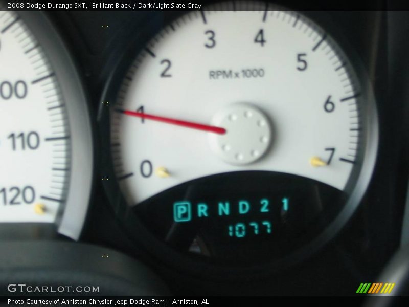 Brilliant Black / Dark/Light Slate Gray 2008 Dodge Durango SXT