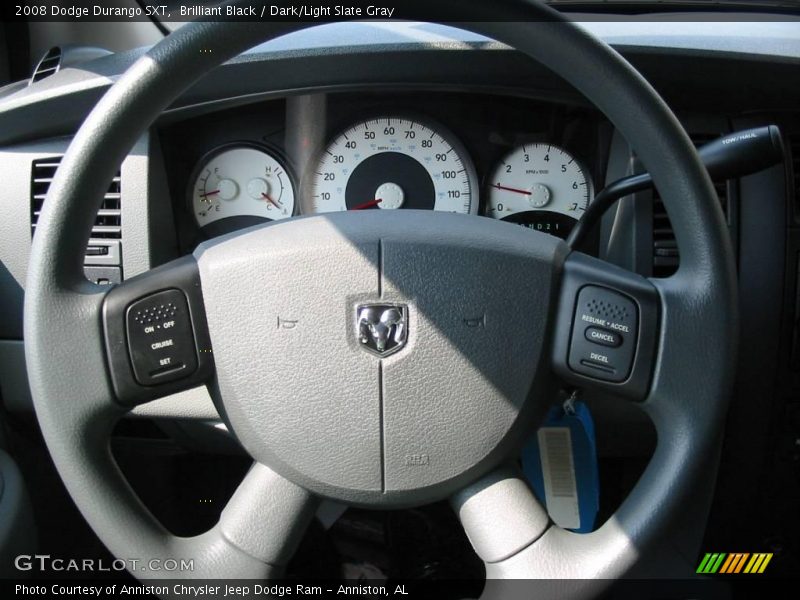 Brilliant Black / Dark/Light Slate Gray 2008 Dodge Durango SXT