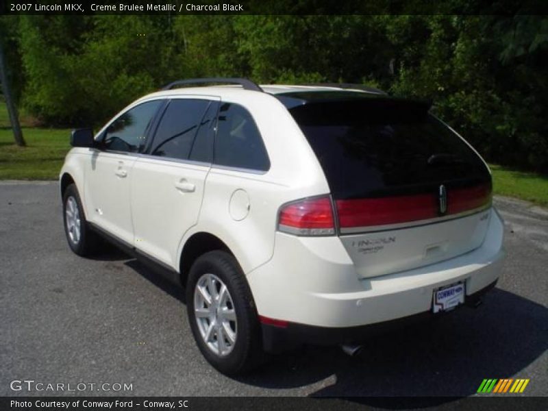 Creme Brulee Metallic / Charcoal Black 2007 Lincoln MKX